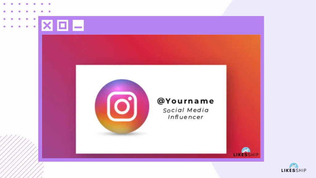 How to Design Insta Business Card