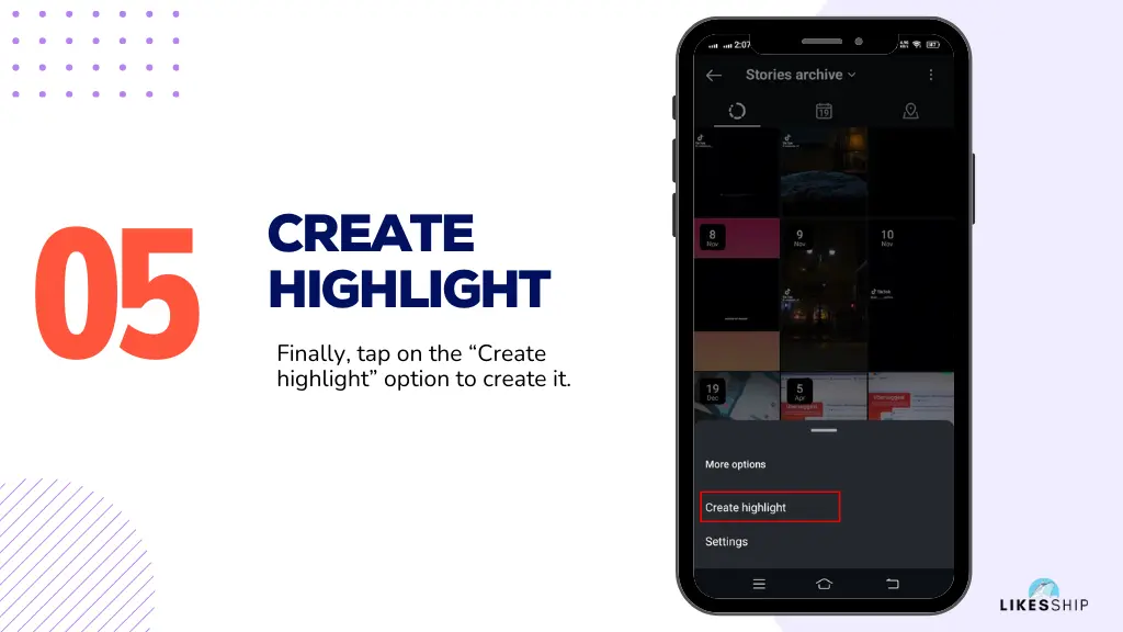 can you screenshot instagram highlights