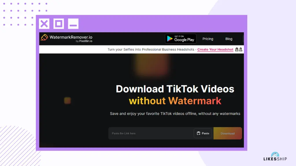 tiktok watermark remover free