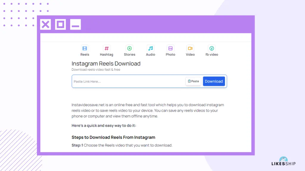 instagram audio download with link